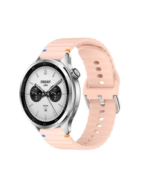 Λουράκι Σιλικόνης Ροζ (Xiaomi Watch S4 47mm)