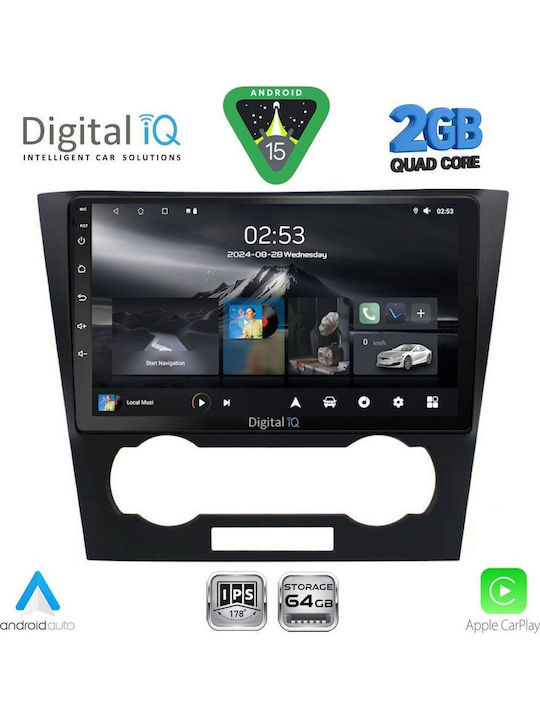 Digital IQ Car Audio System for Chevrolet Epica 2006-2011 (Bluetooth/USB/WiFi/GPS/Apple-Carplay/Android-Auto) with Touch Screen 9"