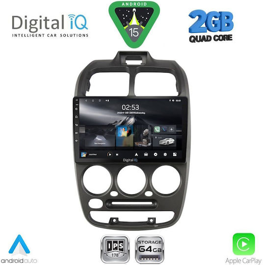 Digital IQ Car Audio System for Hyundai Accent 1999-2004 (Bluetooth/USB/WiFi/GPS/Apple-Carplay/Android-Auto) with Touch Screen 9"