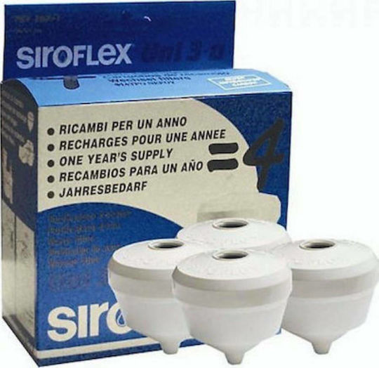 Siroflex Резервен филтър за вода за кран от активен въглен 4бр