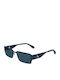 Calvin Klein Ochelari De Soare Pentru Bărbați Cu Ramă Metalică Albastru Marin Tortoise Și Lentile Albastre CKJ24206S 400