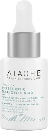 Atache Oily SK Postbiotic Salicylic Acid Καταπραϋντικό Serum Προσώπου με Σαλικυλικό Οξύ για Αποτοξίνωση & Ατέλειες 30ml