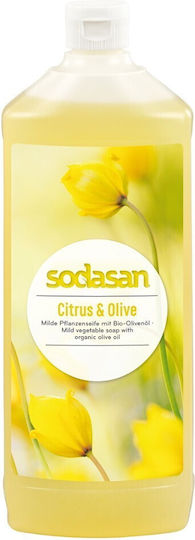 Liquid Soap Citrus Olive Bio Shower Gel 1l Sodasan