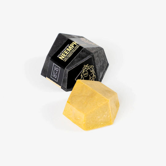 Solid Shampoo Damaged Hair Neem Powder Basil 65g Solidu