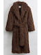 Women's Long Fur Brown