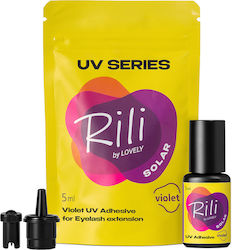 Violet Uv Adhesive Eyelash Extension Rili Solar 5 Ml