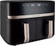 Russell Hobbs Satisfry Friteuză cu aer cu Coș Detașabil Dublu 9lt Negru