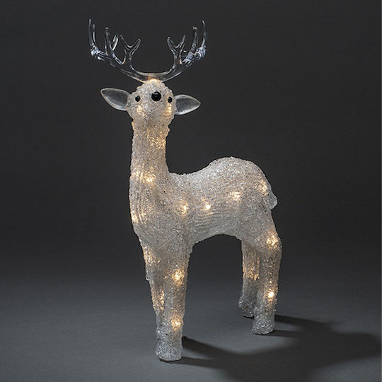 Figurină De Crăciun Iluminată Ren 24 Leduri 31.5cm 6224-103