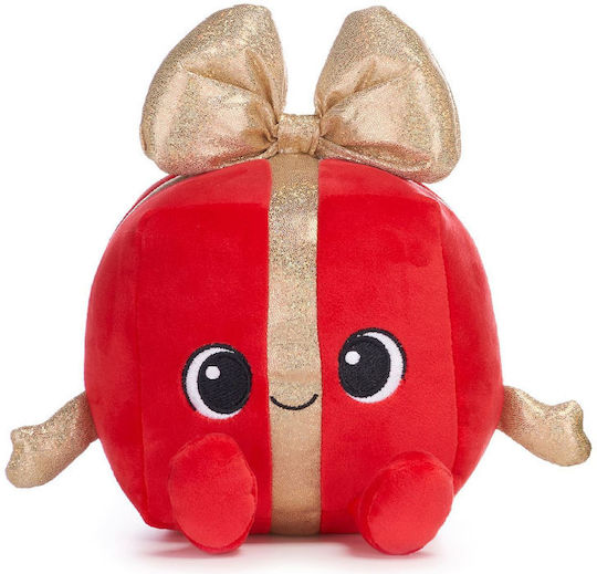 Коледен Подарък Червено Златно Christmas Kawaii Kuties Плюшено 16см