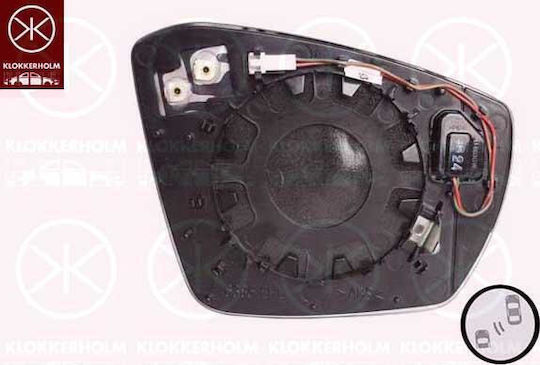Ersatzkristall für Autospiegelteile Blis Asphärisches Glas VW T-Kreuz 19-23 2gm857521b Links 1 Stück