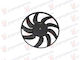 Radiator Fan Petrol Diesel Left Motor Fan 380mm 2pin Audi A6 10-14 8k0959455ab 1 Pc