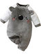 TakTakBaby Baby Bodysuit Long-Sleeved Gray