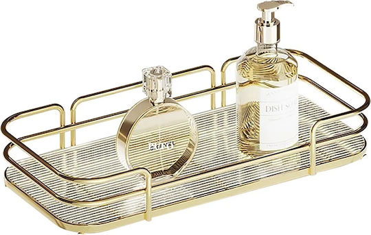 Pufo Badezimmerboxen und -körbe Goldene