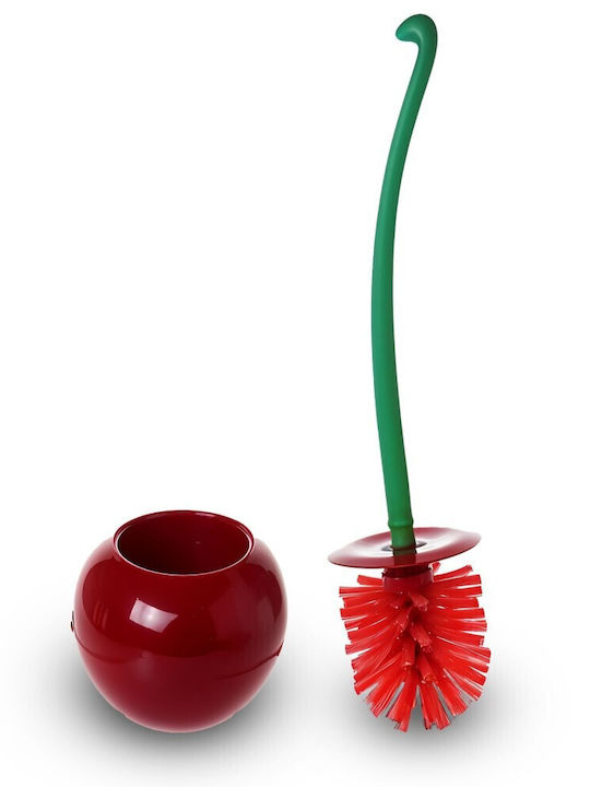 Alista Home Plastic Toilet Brush Red