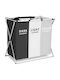 Alista Home Coș De Rufe Din Țesătură Pliabil 96lt 65x37x58cm Gri