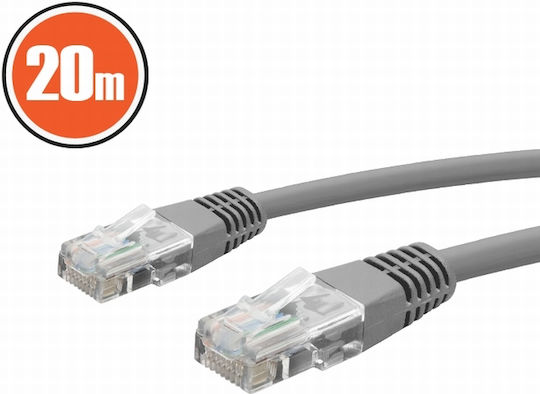 Utp Lan Netzwerkkabel – 8p/8c Kat.5e 0,5 m Graues