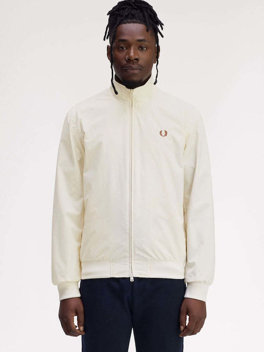 Fred Perry Brentham Geacă Sport Ecru J2660-560 | Skroutz Romania