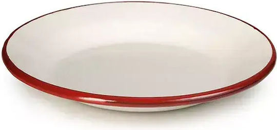Ibili Teller Untiefe Emaye mit Durchmesser 14cm