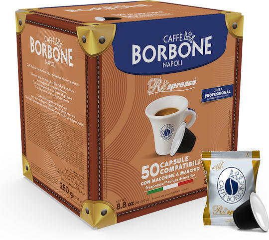 Caffe Borbone Capsule Espresso Compatibile cu Mașina Nespresso 50capace