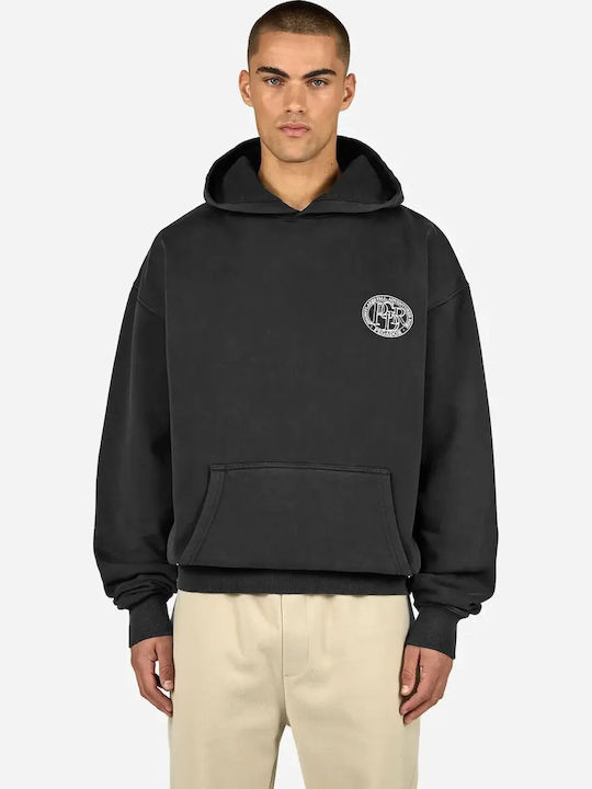 Sweatshirt with Hood Vintage Black