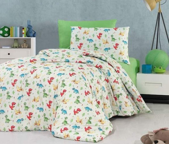 MayHome Sheet Set Semi-double with Elastic Band Cotton 120x200cm