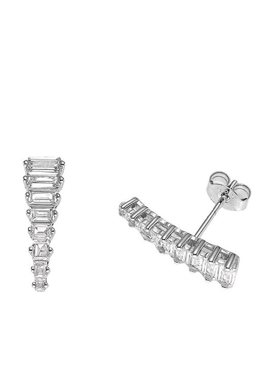 Vogue Ohrringe aus Silber mit Steinen Vogue Ohrringe aus Silber mit Steinen