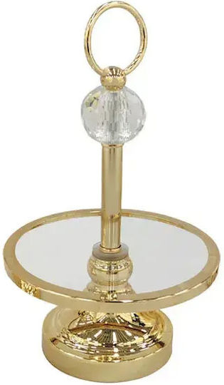 Marhome Μεταλλική Ορντεβιέρα Χρυσή Ø18xY31cm Marhome Μεταλλική Ορντεβιέρα Χρυσή Ø18xY31cm