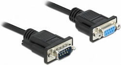 Delock Serial Cable D-sub9 2m Male Female Narrow Male Housing