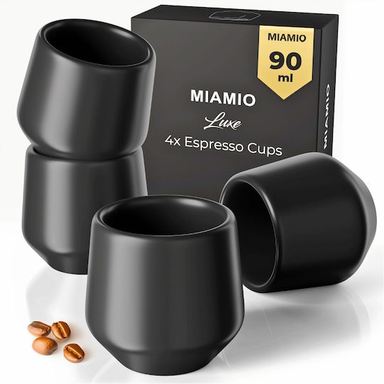 Miamio Σετ Φλιτζάνια Espresso 4τμχ