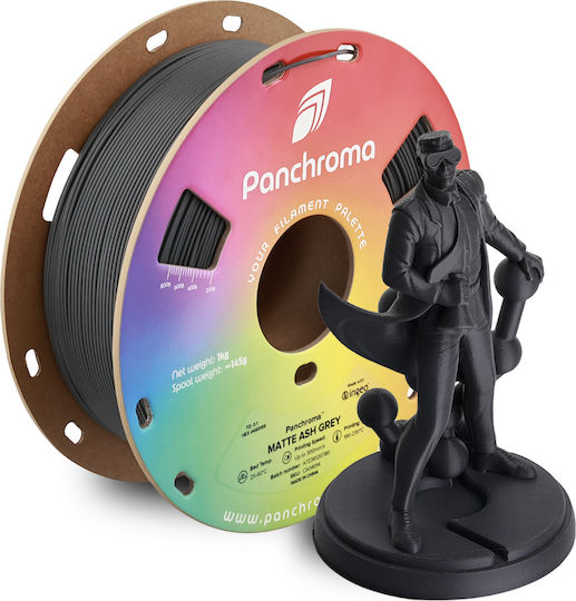 Polymaker PLA 3D Drucker Filament 1,75mm Mattes Aschgrau 1kg 1τμχ (Spule)