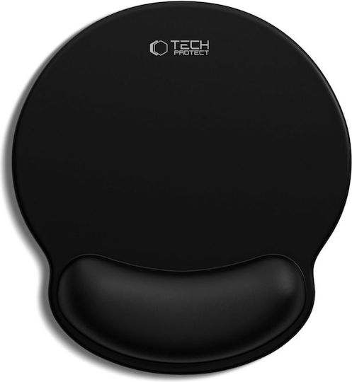 Tech-Protect Mouse Pad (250mm) με Στήριξη Καρπού Μαύρο