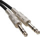 Cable 6.3mm male - 6.3mm male 1m