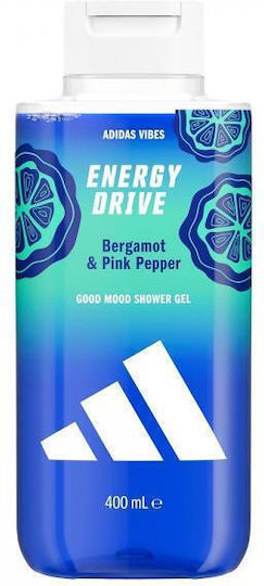adidas Vibes Energy Αφρόλουτρο σε Gel Αναζωογονητικό 400ml