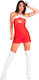 Livco Corsetti Fashion Santas Candy LC 90722 Christmas Chemise + Thong