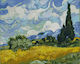 Brushme Paint By Numbers 40x50 Cm Field Green Wheat Cypress