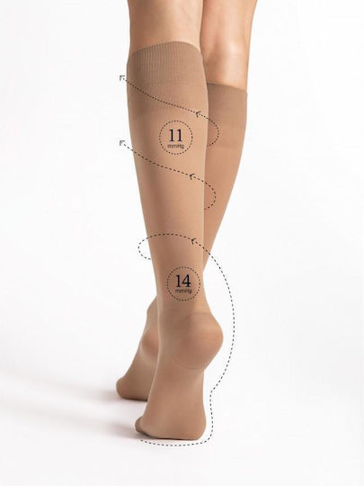 Fiore Socks Calf High Graduated Compression 11-14 mmHg