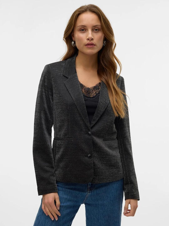 Vero Moda Γυναικείο Σακάκι Μαύρο Vero Moda Γυναικείο Σακάκι Μαύρο