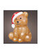 Lumineo Christmas Lighting Bear Santa Hat 30 Leds 18cm 490384