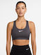Dri-Fit Swoosh Damen Sport-BH Grau