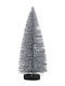 Brad Decorativ Glitter Argintiu 15cm