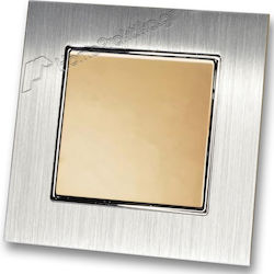Lineme Recessed Wall Switch Single with Frame A...