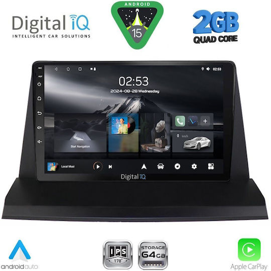Digital IQ Ηχοσύστημα Αυτοκινήτου για Lexus NX 2014-2022 (Bluetooth/USB/WiFi/GPS/Apple-Carplay/Android-Auto) με Οθόνη Αφής 9"