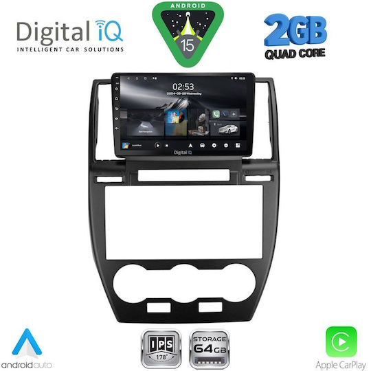Digital IQ Car Audio System for Land Rover Freelander 2006-2014 (Bluetooth/USB/WiFi/GPS/Apple-Carplay/Android-Auto) with Touch Screen 9"