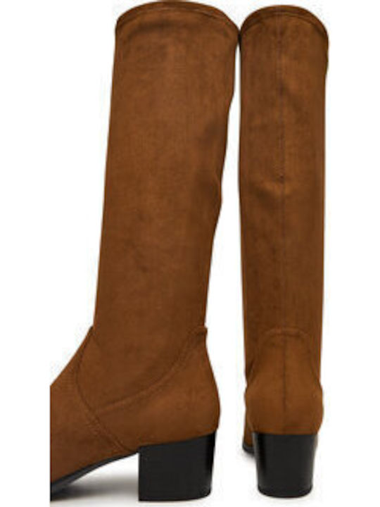 Caprice Leder Damenstiefel mit mittlerem Absatz...