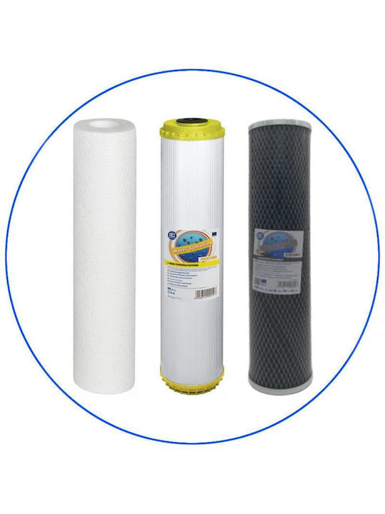 Aqua Filter Water Filter Replacement Central Water Filtration System / Washing Machine / Softeners / for Faucet / Reverse Osmosis (RO) made of Activated Carbon 10" 5 μm