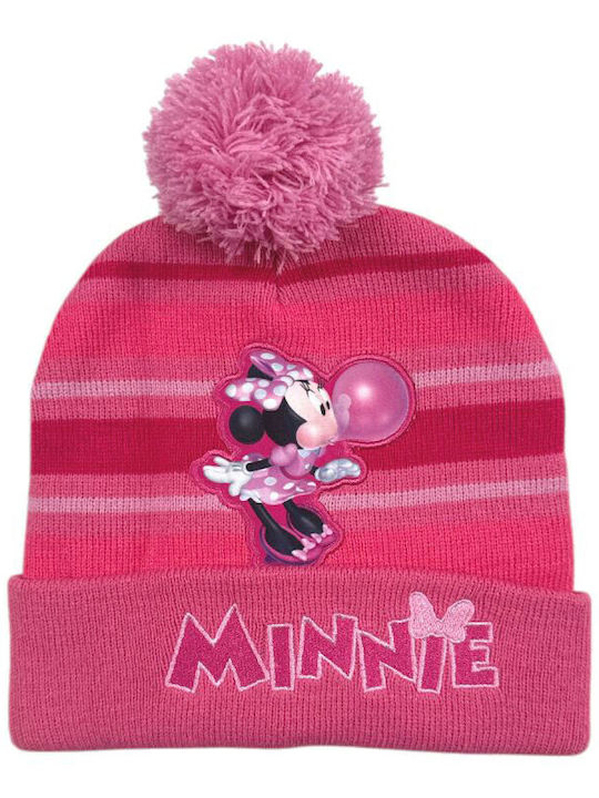Disney Minnie Knitted Pink Beanie