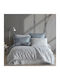 Class Home Collection Set Husă de Pilotă Dublă cu 4 Fețe de Pernă & 1 Cearsaf 200x220 Pietro Ice
