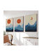 Pakketo Voriel Threefold Canvas Painting 40x60cm