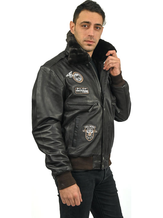Leatherland Lederjacke Brown