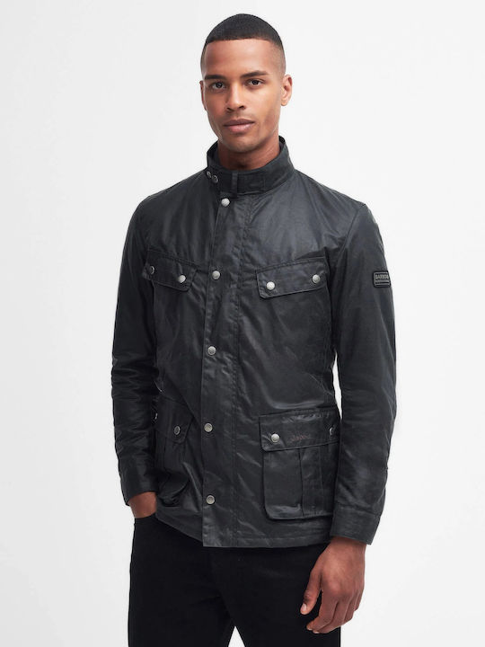 Barbour Duke Wax Jacke Puffer Wasserdicht Gray